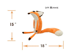 VANVENE Fox cartoon stuffed toy is a friendly cuddle buddy for playtime