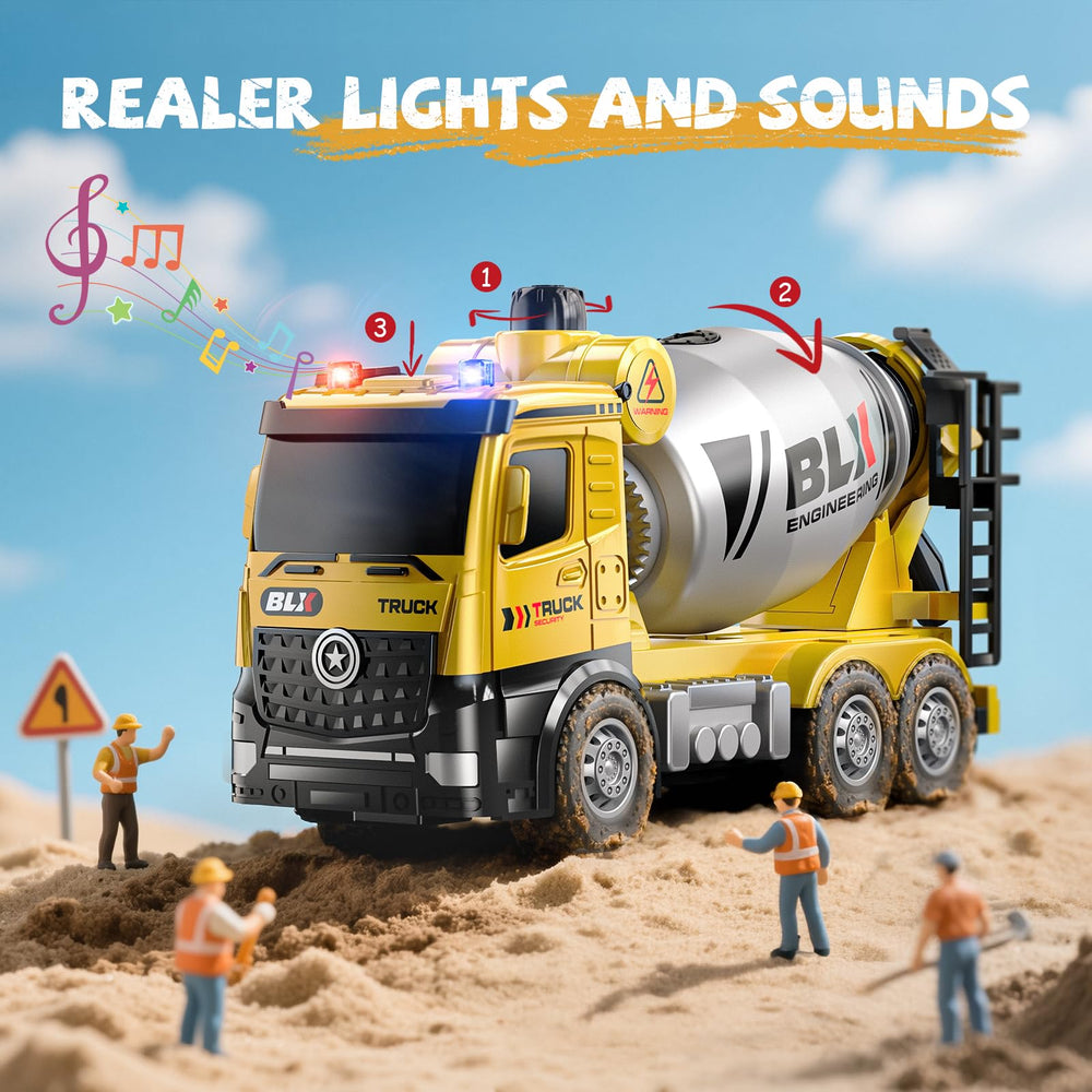 Vanvimen crane truck with rotating mechanism for imaginative building play