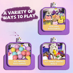 Vanvimen claw machine back door enables easy prize swapping after play