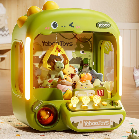 Vanvimen dinosaur claw machine front view shows kid friendly design for simple play