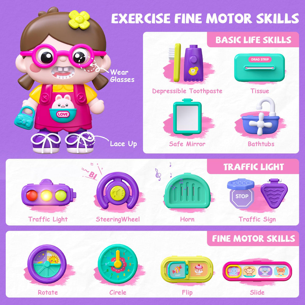 Vanvimen Montessori learning toy supports independent exploration and growth.