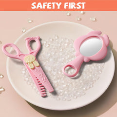 Basin and care items for cleaning time with the Vanvimen robot dog toy.