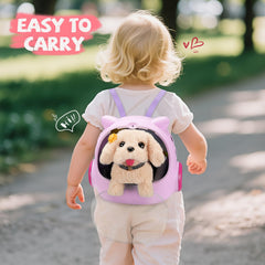 Vanvimen robot dog toy leash in action for pretend walks.