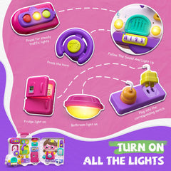 Vanvimen textures and sounds panel boosts sensory development and coordination.