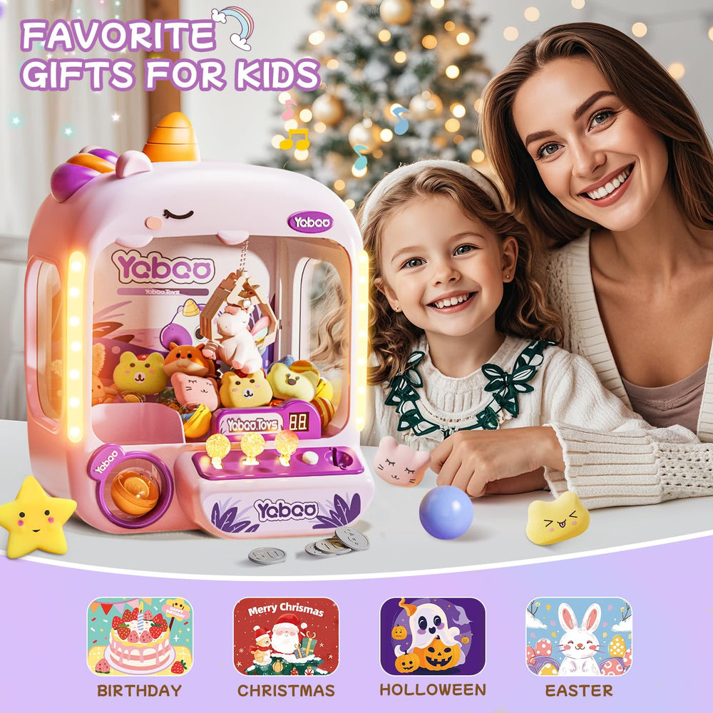 Vanvimen Unicorns Claw Machine backgrounds for festive party setup