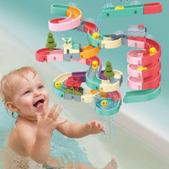 Vaofrean DIY water slide bath toys enabling creative bathroom designs.