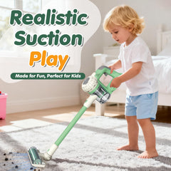 VARANO 3-in-1 kids vacuum side view showing ergonomic design