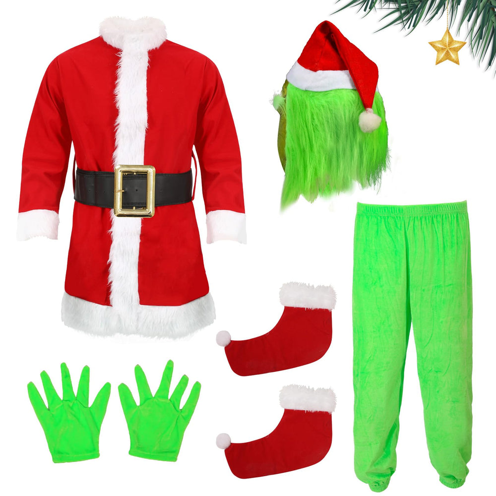 Varuotu kids green monster costume top for a playful holiday look