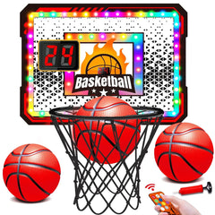 VATOS basketball hoop on a door for quick setup and active kid-friendly play.