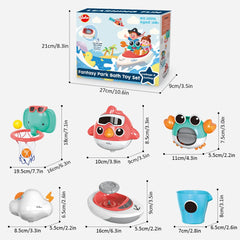 VATOS bright bath toy set fuels engaging bath time moments.