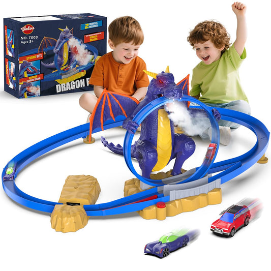 VATOS Dragon Slot Track Set exterior design sparks imaginative play.