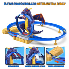 VATOS Dragon Slot Track Set mist spray adds dramatic effect during racing.