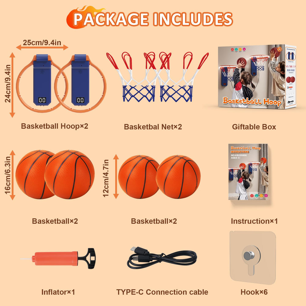 VATOS four balls pack provides continuous shooting action.