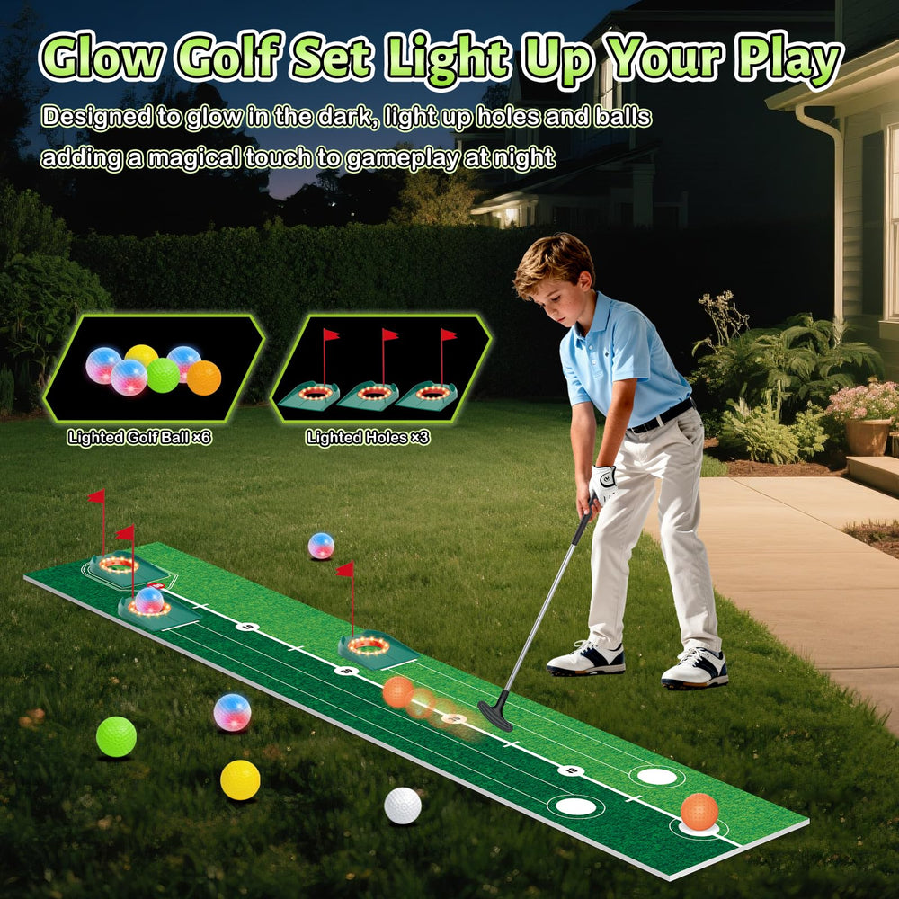 VATOS two-length adjustable putter grows with your child for extended use.