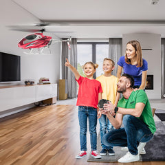 VATOS RC Helicopter features LED lights for better visibility during flights.