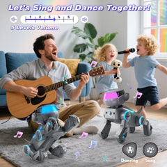 VATOS robot dog connected via Bluetooth as a speaker.
