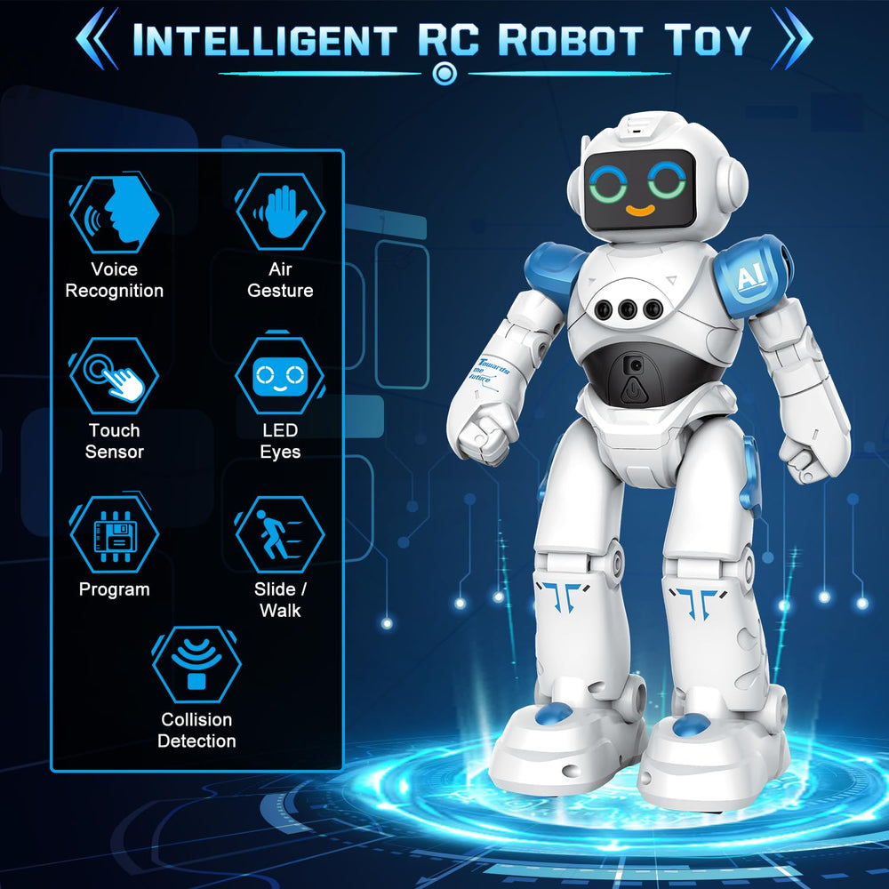 VATOS robot toy with gesture sensing for intuitive control and creative play sessions