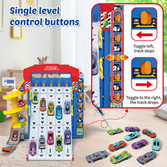 VATOS car park assembly in progress with kid-friendly steps supporting hands-on learning