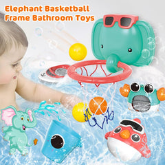 VATOS yacht bath toy slides through water inviting chasing games.