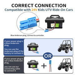 Easy installation demonstrates swift battery swap in ride-on toy.