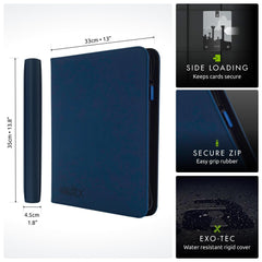 Vault X 20 double-sided pages showcase high-capacity organization for your growing card collection.