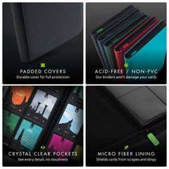 Vault X 20-pages binder illustration demonstrates high-capacity storage