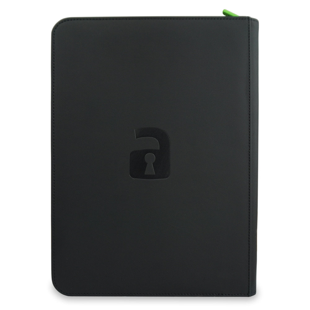 Vault X binder holds up to 360 standard-size cards for collections.