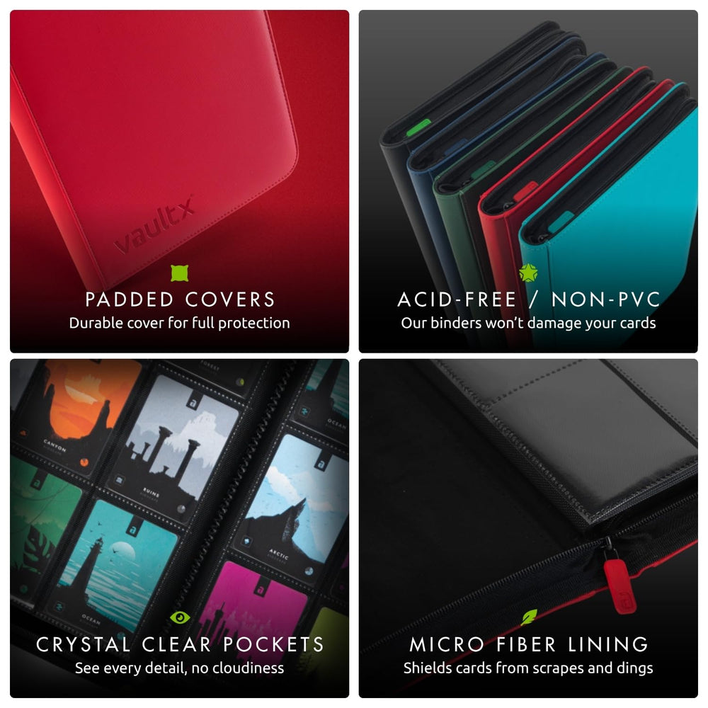 Vault X archival-safe material close-up highlighting acid-free, PVC-free protection.