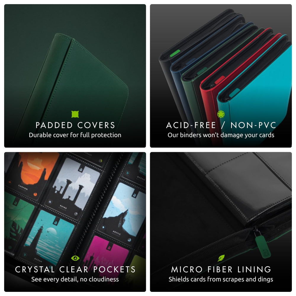 Vault X archival-safe materials shield cards from dust and moisture.
