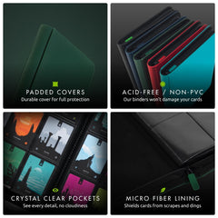 Vault X archival-safe materials shield cards from dust and moisture.