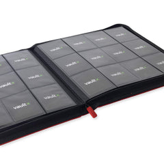 Vault X binder shown in collector/player setup for quick access.