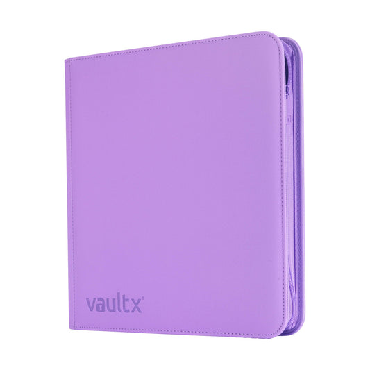 Vault X Exo-Tec binder front cover showing premium, water-resistant protection for collections.