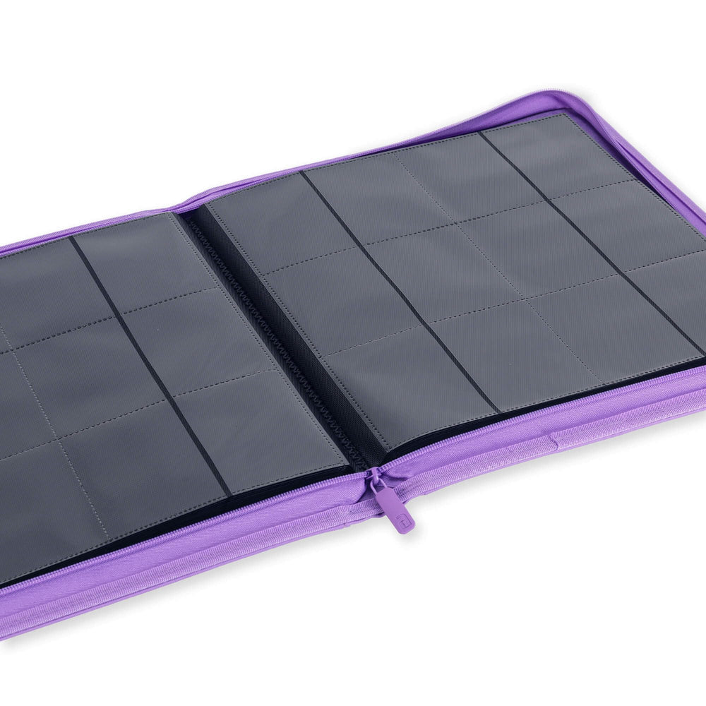 Vault X Exo-Tec binder water-resistant material protects cards at events.