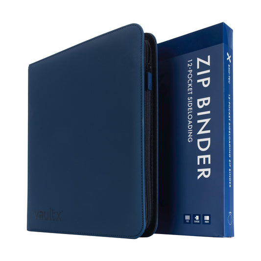 Vault X exo-tec cover close-up highlights rugged protection for prized cards.