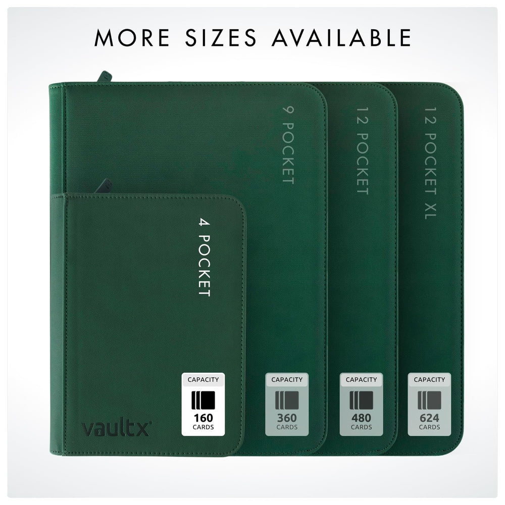 Lightweight Vault X binder ideal for travel to events and tournaments.