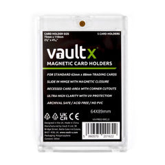 Vault X magnetic card holder closed with secure magnet seal.
