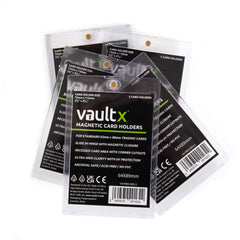 Vault X crystal clear display protects cards while showcasing details.