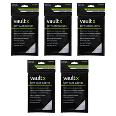 Vault X penny sleeves 1000-pack protects standard TCG and sports cards with archival-safe, non-PVC material.