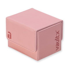 Vault X pink sideload deckbox microfiber lining protecting cards from wear.