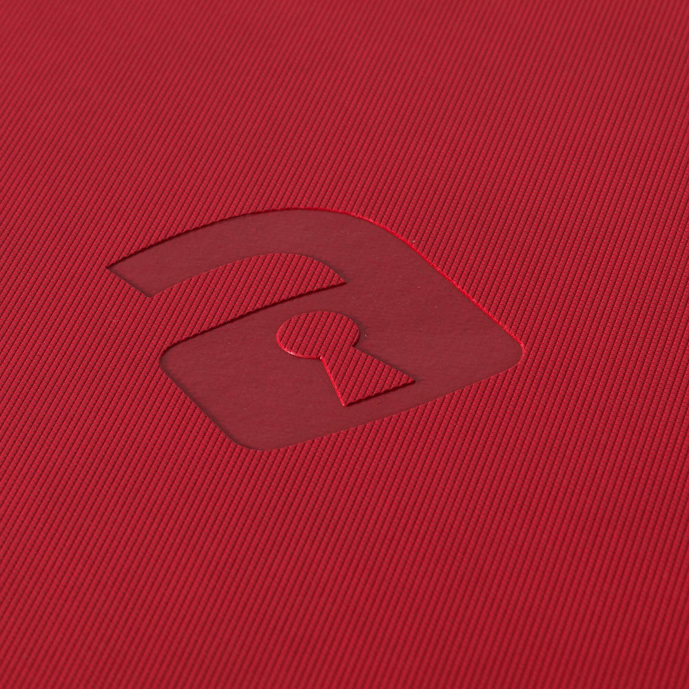 Vault X binder compatible with standard sleeves for a snug fit.