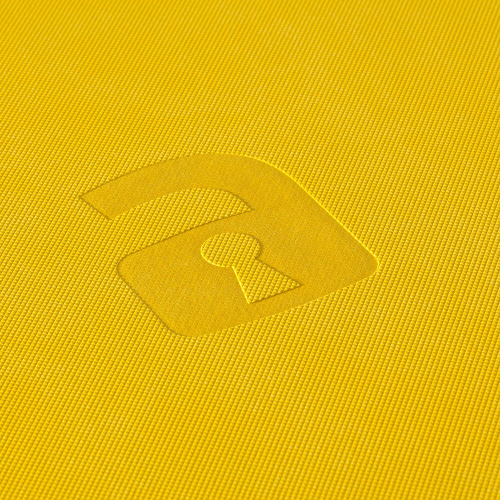 Vault X yellow binder pairs with sleeves for optimal protection