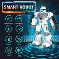 VAV RC robot protective shield adds a battle ready look for pretend play.