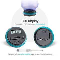 Vcertcpl ABS plastic durable piggy bank construction