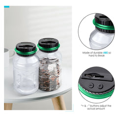 Vcertcpl adjustable plus and minus buttons for easy amount updates.