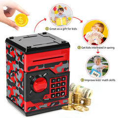 Vcertcpl ATM piggy bank ABS material ensures sturdy kid-friendly build
