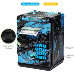 Vcertcpl ATM piggy bank bill slot for easy cash savings.