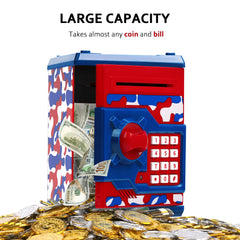 Vcertcpl piggy bank coin slot ready for saving coins.