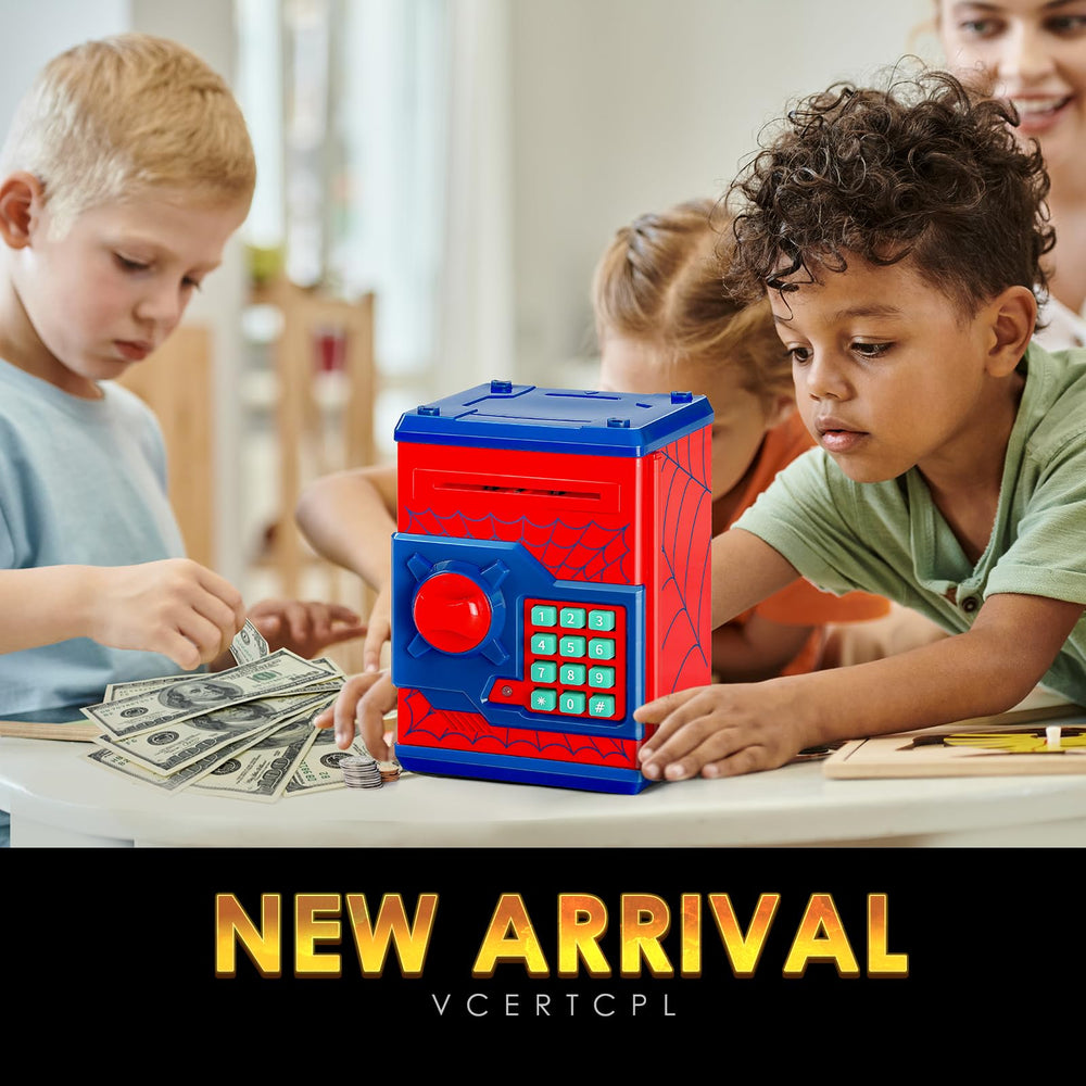 Vcertcpl durable ABS piggy bank designed for kid-friendly play.