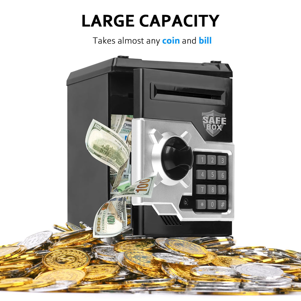 Vcertcpl piggy bank ABS material for durable quiet play and savings