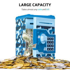 Vcertcpl piggy bank bill slot keeps paper money organized for kids.